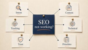 SEO troubleshotting mind map