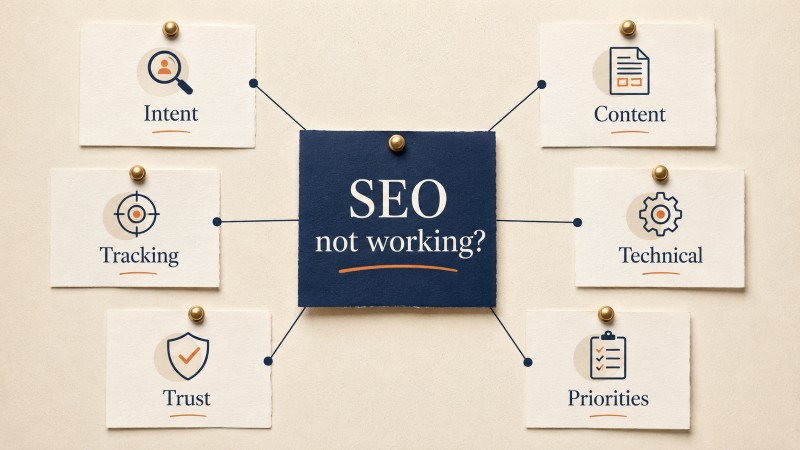 SEO troubleshotting mind map